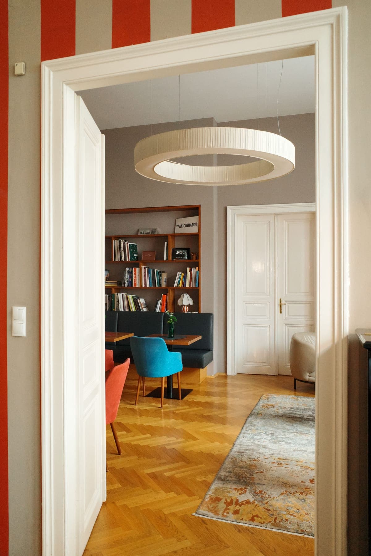Altstadt Vienna, Red Salon, photograph 1 by Sandrine Ceuppens