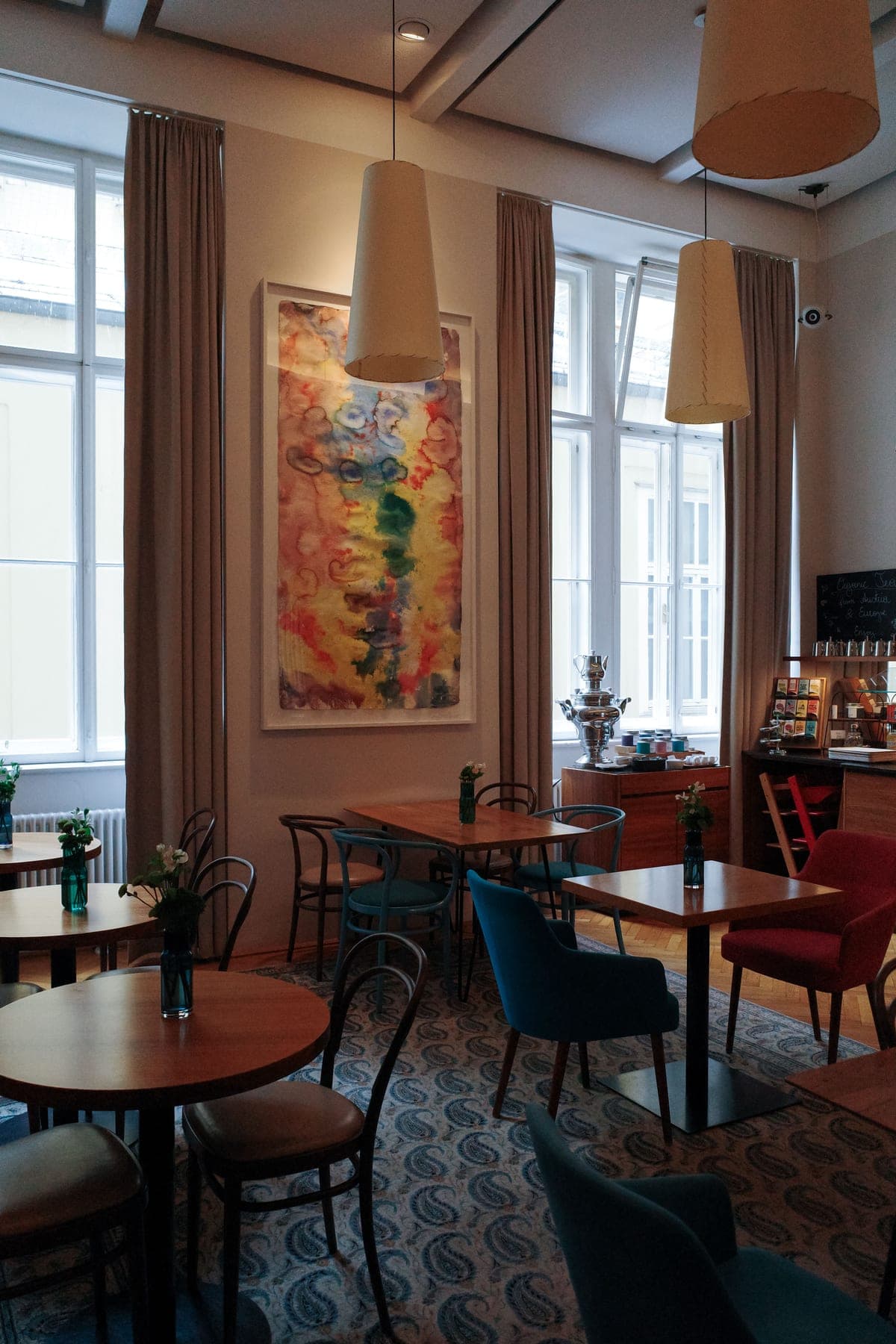 Altstadt Vienna, Red Salon, photograph 3 by Sandrine Ceuppens