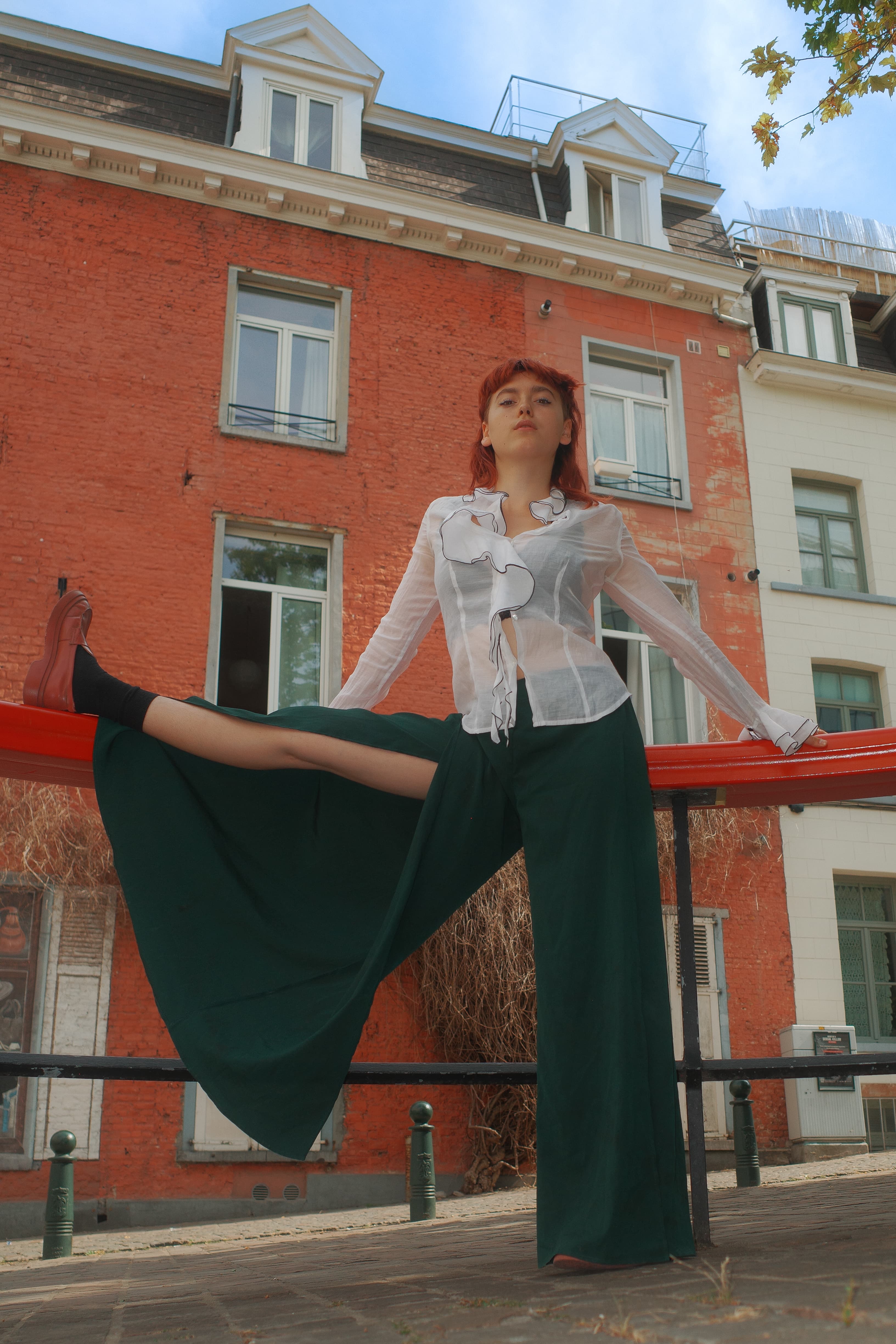 Silke Hamers — Portraits photograph 2 by Sandrine Ceuppens