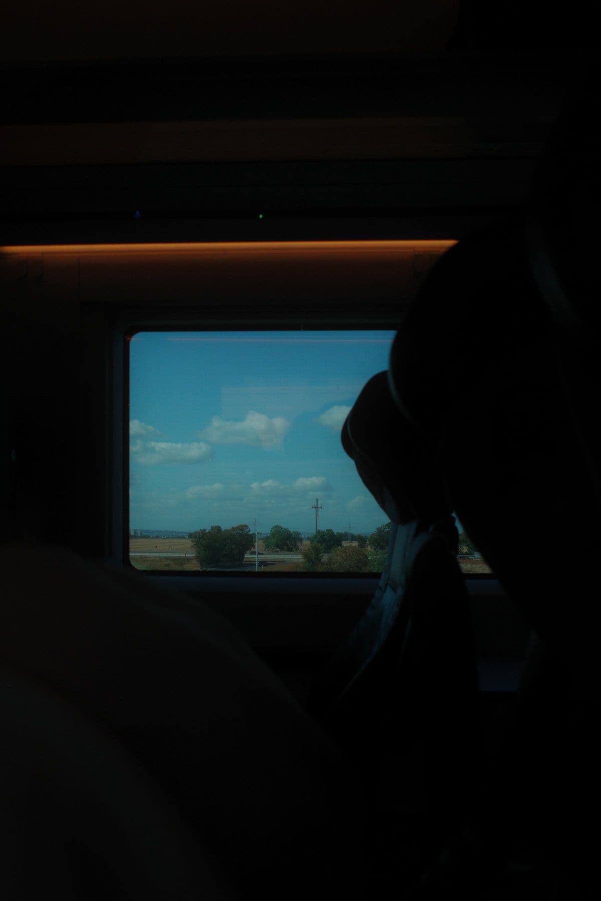 On the train across Europe