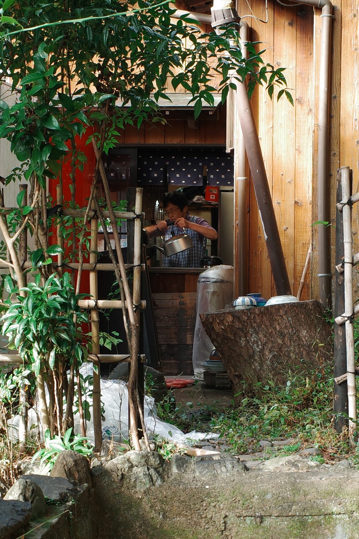 A detail in the streets of Arashiyama