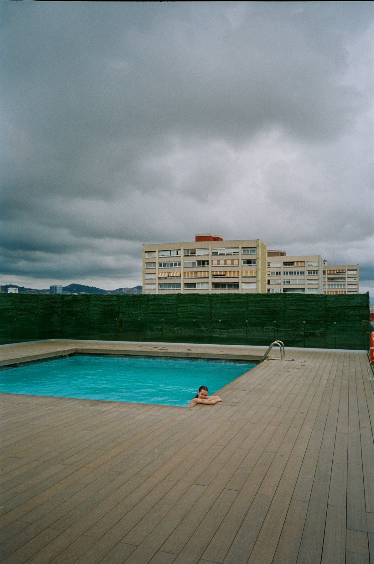 The rooftop pool of the Expo Hotel