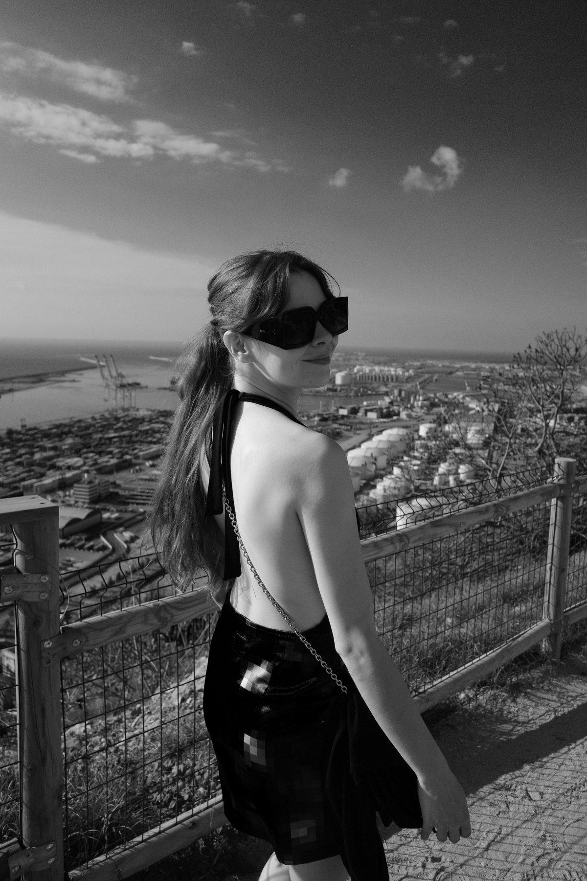 Montjuïc in black and white