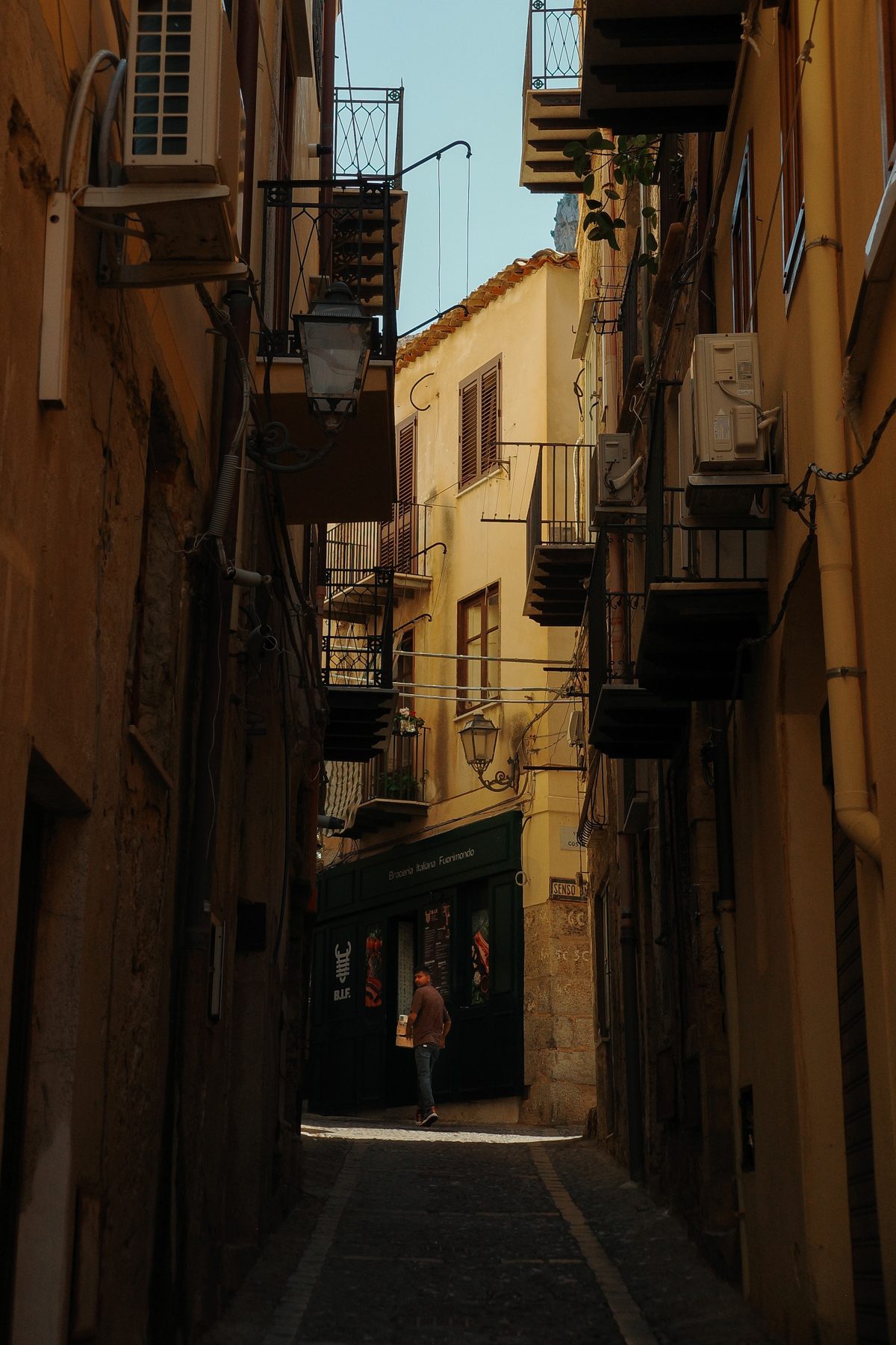 An alley in Cefalù