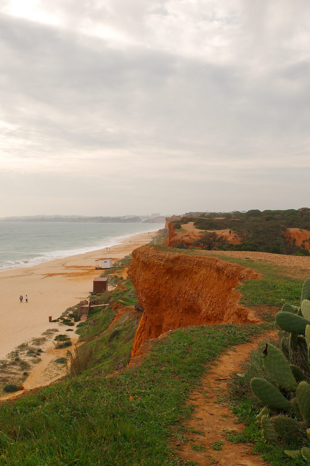 The path along the cliffs