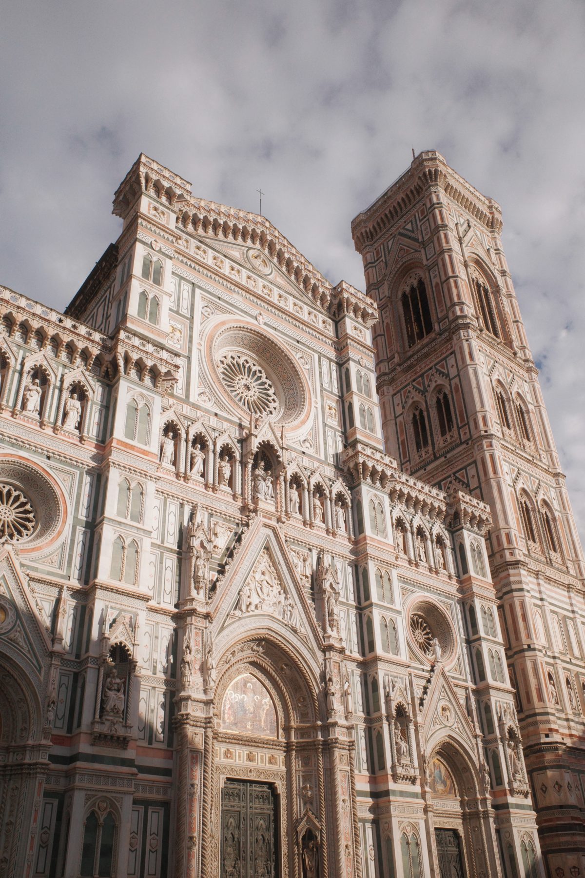 The facade of the Duomo