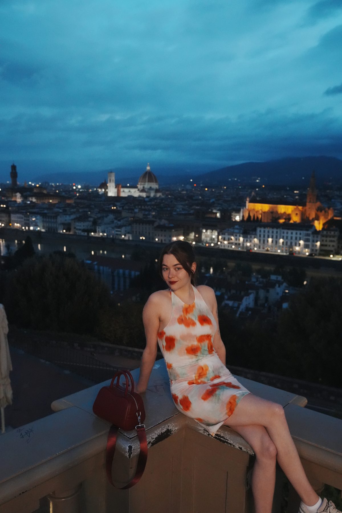Piazzale Michelangelo in the evening