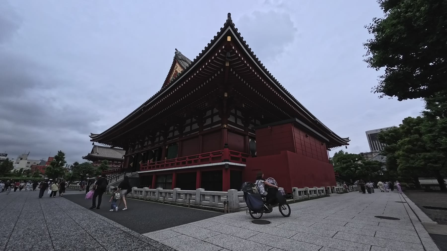 A temple in the morning