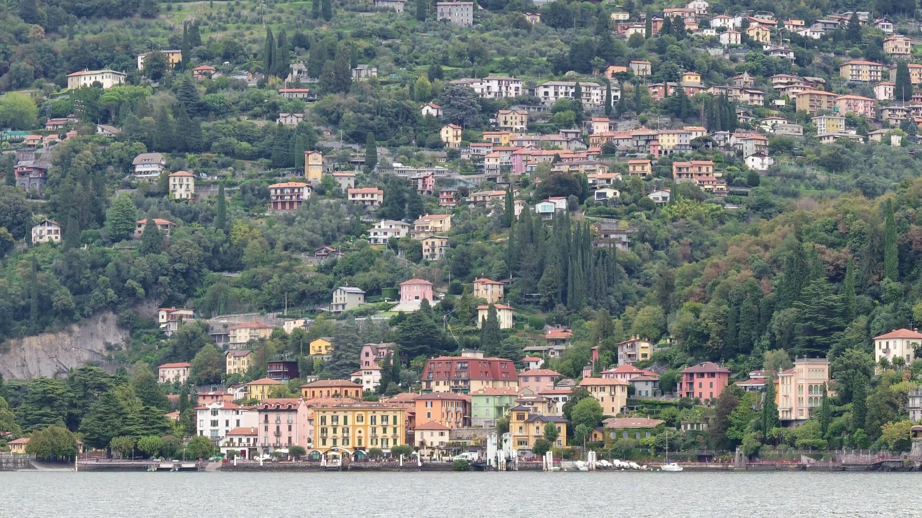 The hillside above Bellagio