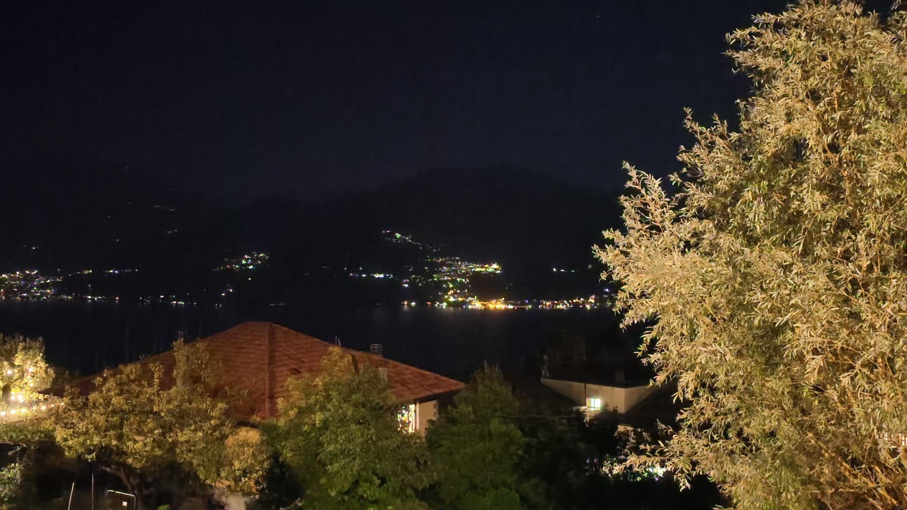The lake at night