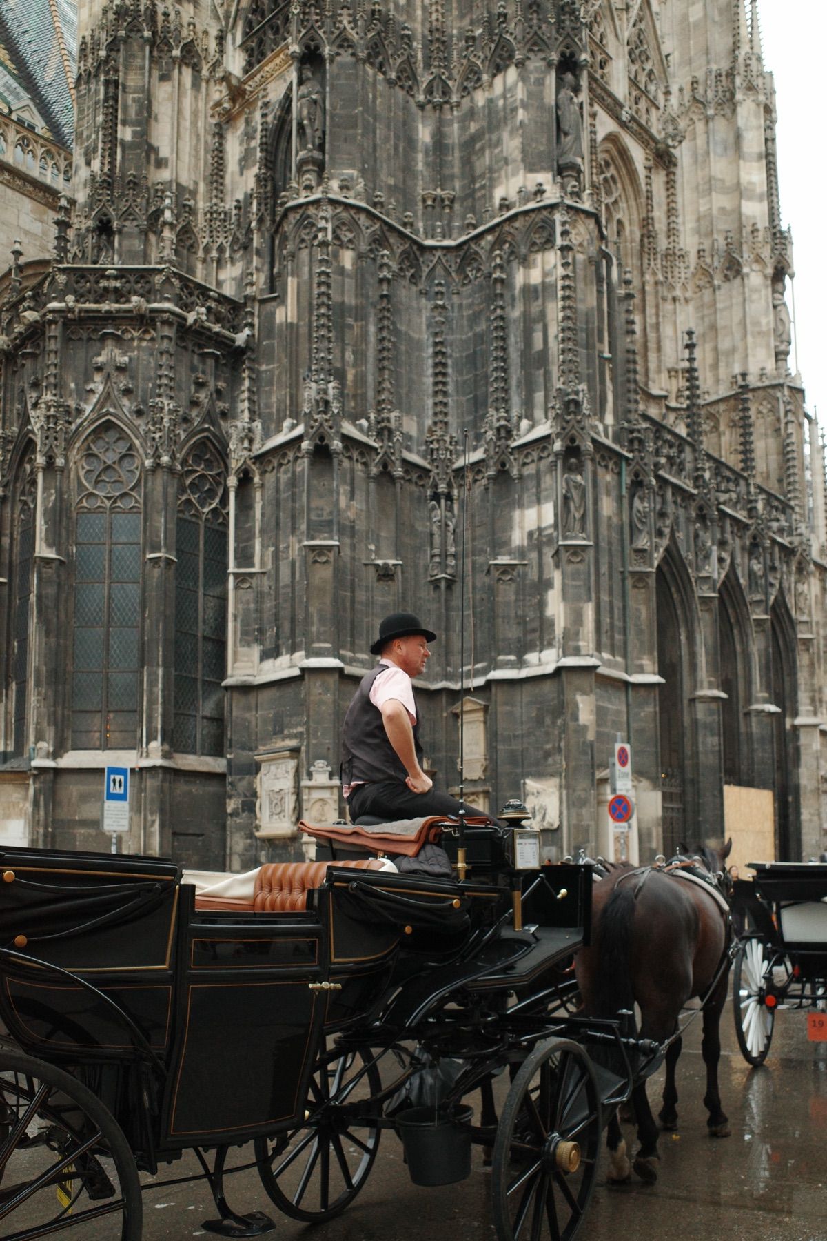 A fiaker in front of St. Stephen's Cathedral
