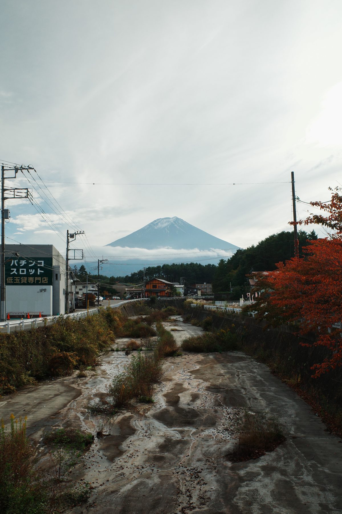 Mount Fuji from the rocks