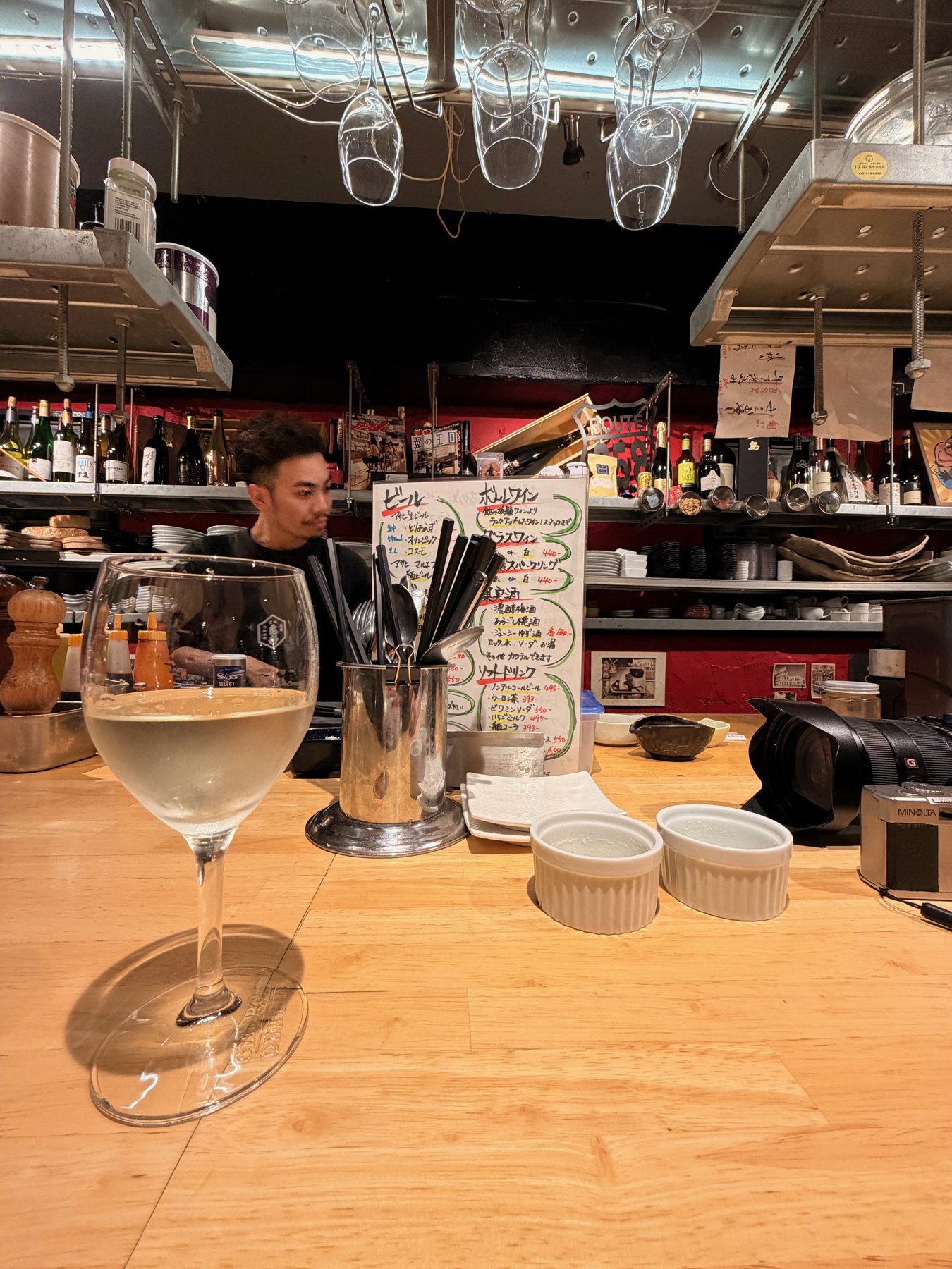 At the counter of BASE358