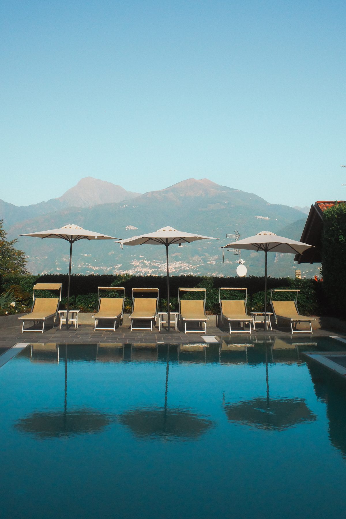 The pool at Hotel Adler