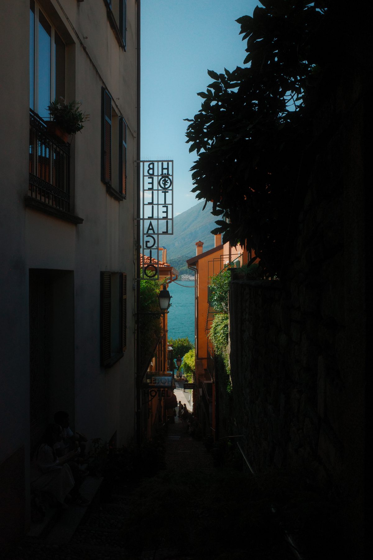 An alley in Bellagio