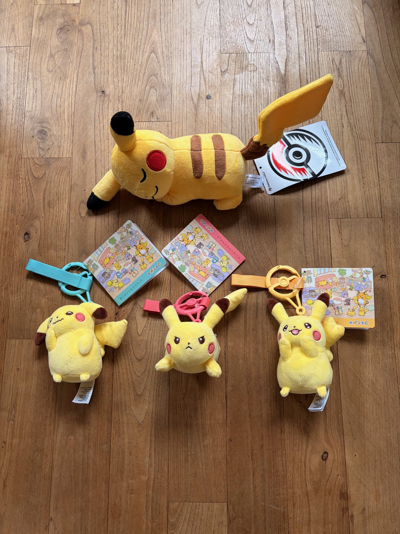 More Pikachu keyrings
