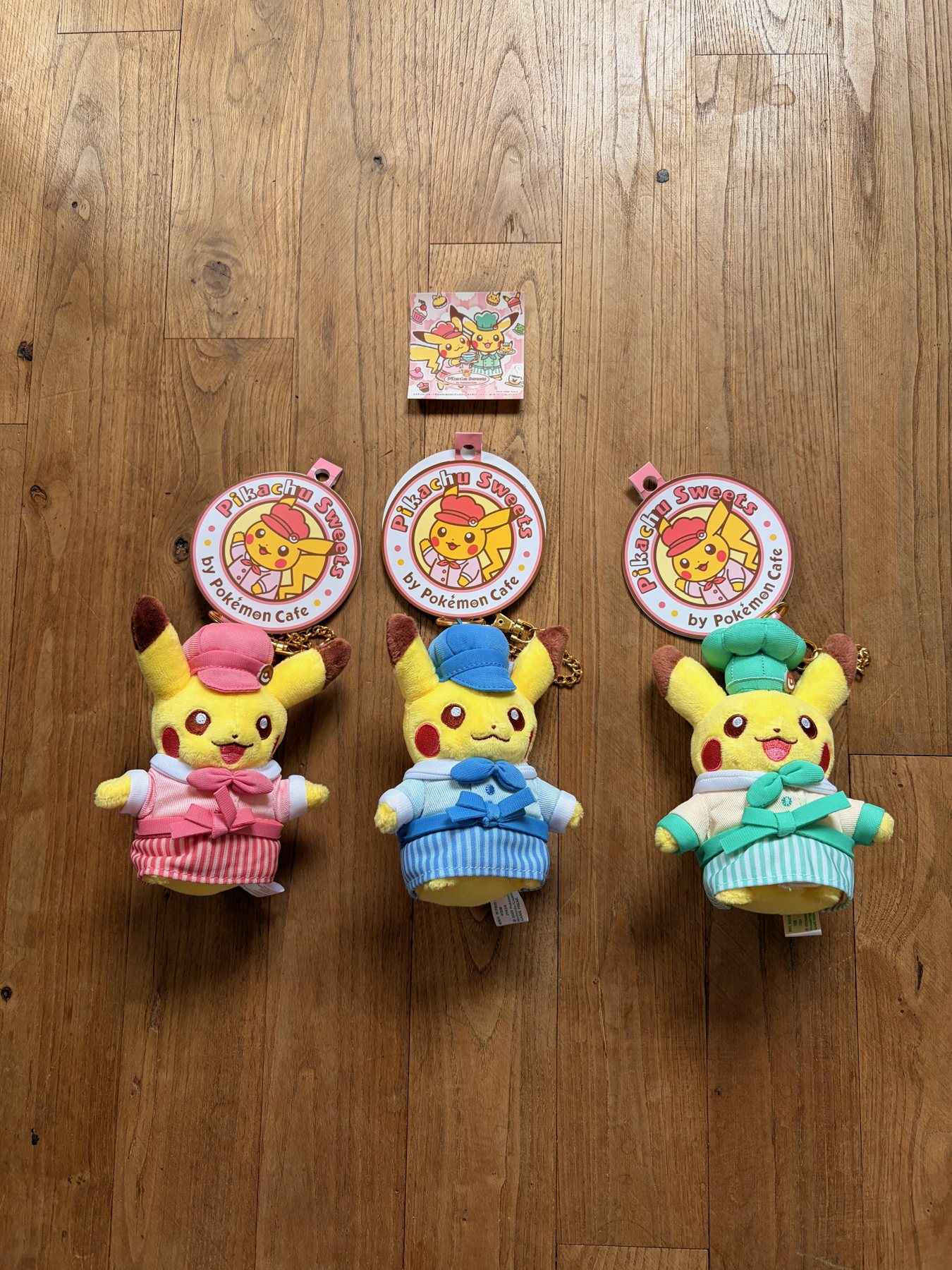 The plush keyrings I came home with from Osaka