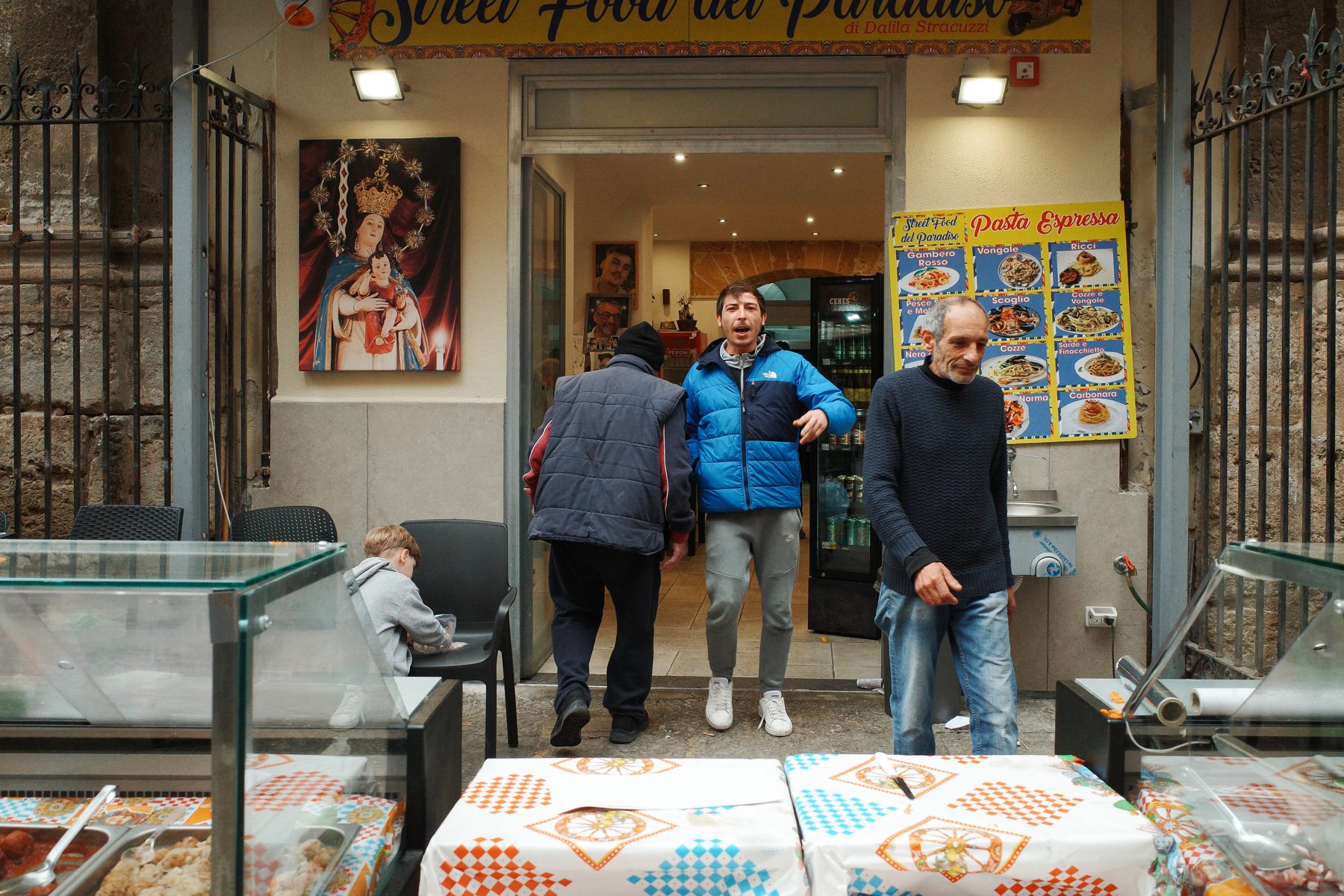 A market stall