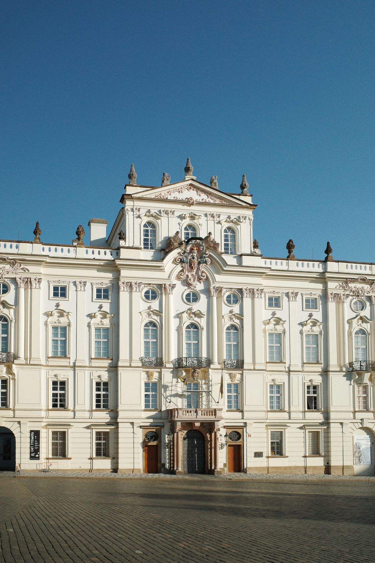 The Archbishop's Palace on Hradčany square