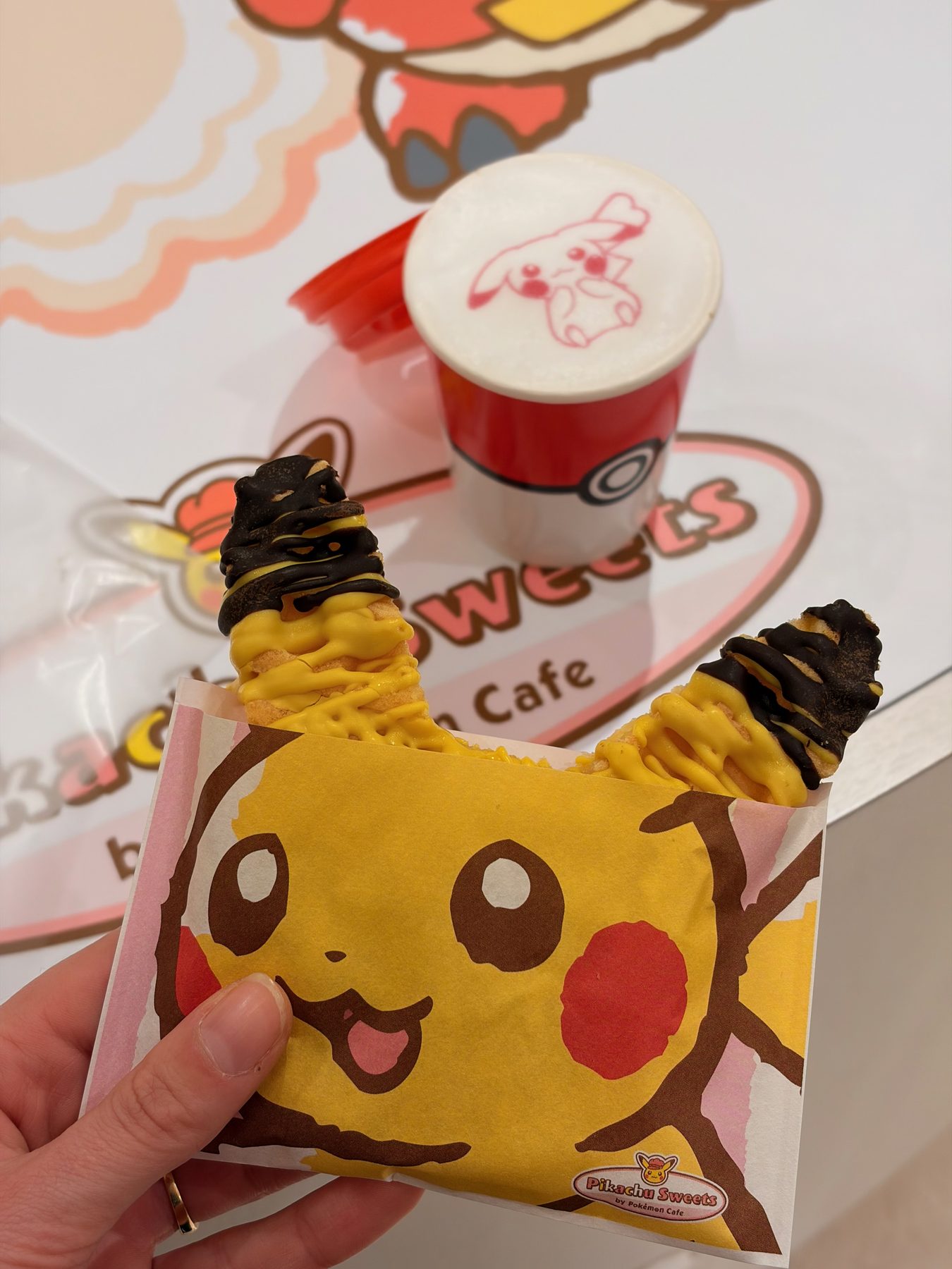 A Pikachu pastry at Pikachu Sweets