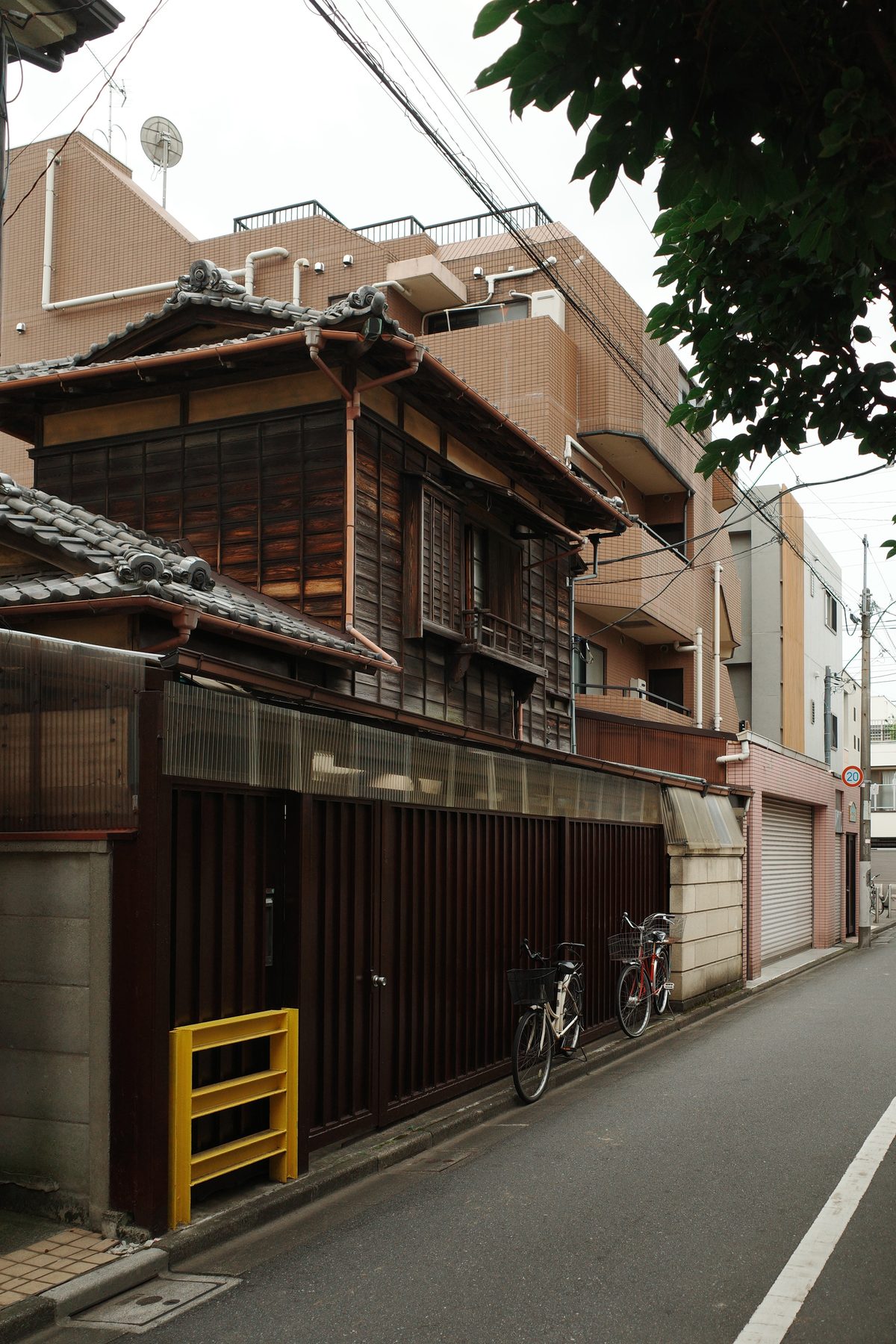 An old wooden house in Koenji
