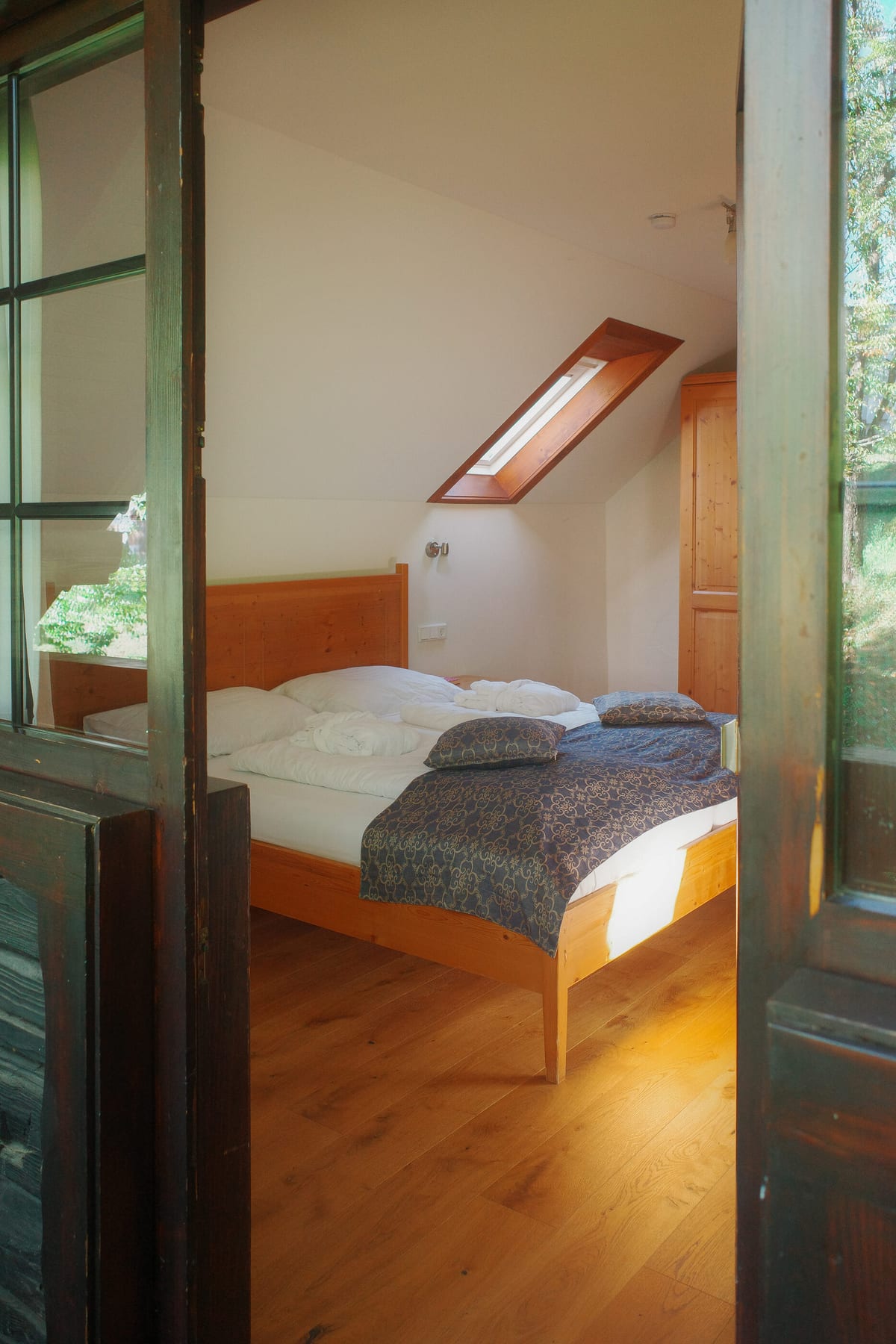 A chalet room at Naturel Hoteldorf Schönleitn